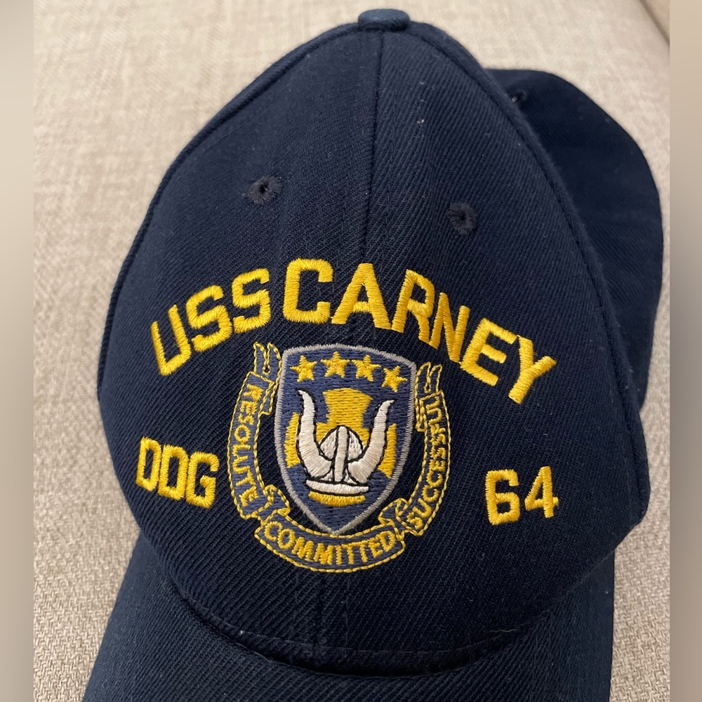 USS Carney DDG-64 Baseball Hat Collectible